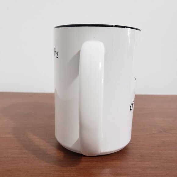 Coffee Mug Serotonin Molecules Science Design Simple White Black Zazzle - Picture 3 of 6